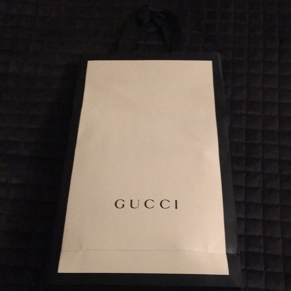 Gucci Black and White Mini Bag